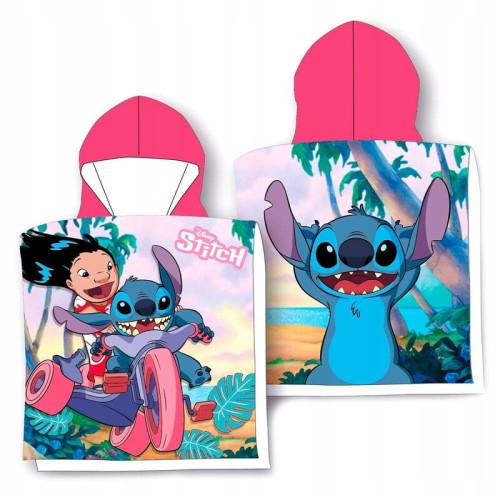 RĘCZNIK PONCHO 50x100 LILO AND STITCH