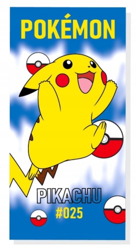 RĘCZNIK szybkoschnący POKEMON 70x140 cm PIKACHU