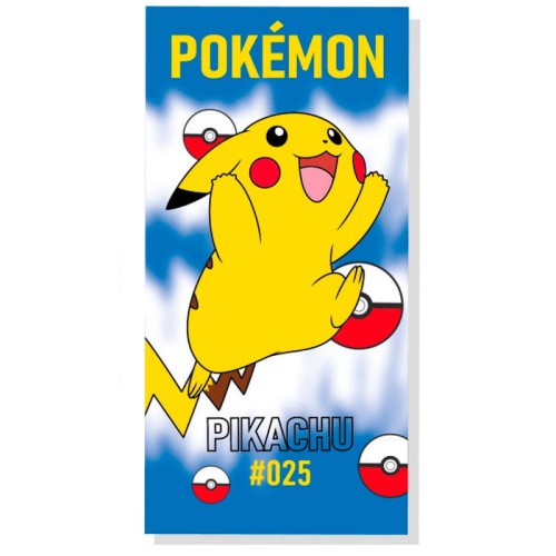 RĘCZNIK bawełniany POKEMON 70x140 cm PIKACHU