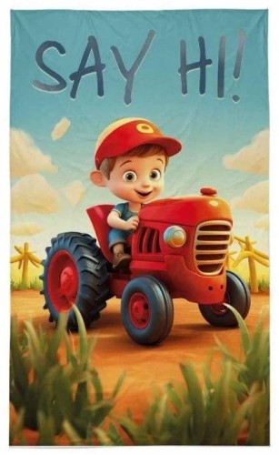 RĘCZNIK ręczniczek do rąk TRAKTOR 30x50 cm