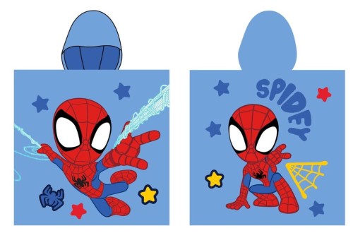 RĘCZNIK PONCHO 55x110 cm SPIDERMAN SPIDEY