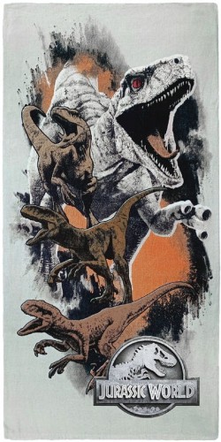 RĘCZNIK bawełniany dziecięcy DINOZAUR 70x140 cm JURASSIC WORLD PARK