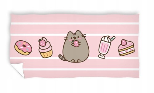 RĘCZNIK bawełniany KOT PUSHEEN 70x140 cm