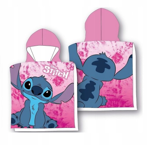 RĘCZNIK PONCHO 50x100 LILO AND STITCH