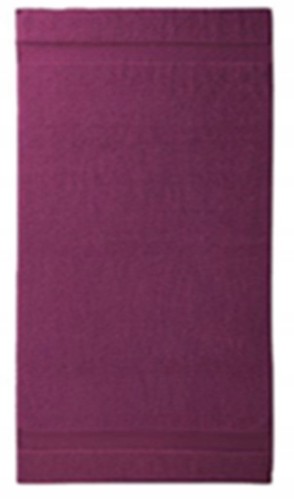 Ręcznik bawełniany purpurowy fioletowy wellness 50x100 cm 450GSM