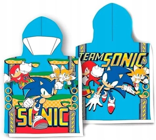 RĘCZNIK PONCHO 55x110 cm JEŻ SONIC
