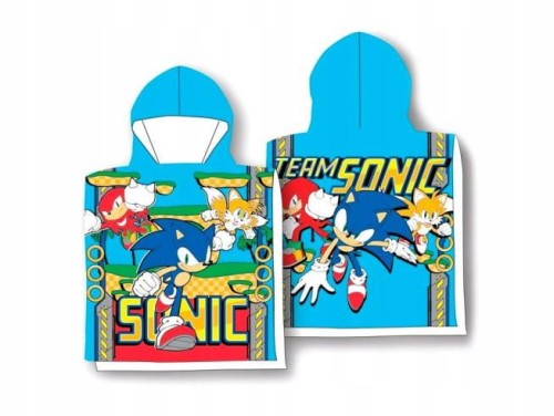 RĘCZNIK PONCHO 50x100 JEŻ SONIC