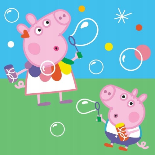 MAGICZNY RĘCZNIK ŚWINKA PEPPA 30x30 cm