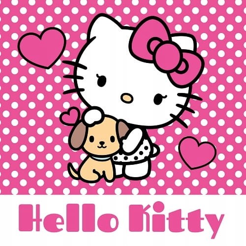 MAGICZNY RĘCZNIK HELLO KITTY 30x30 cm