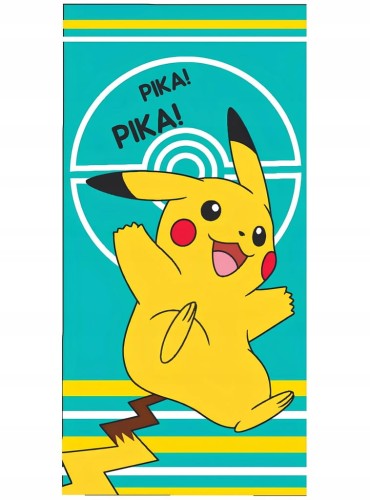 RĘCZNIK bawełniany POKEMON 70x140 cm Pikachu