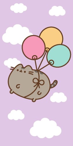 RĘCZNIK bawełniany dziecięcy KOT PUSHEEN 70x140 cm