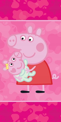 RĘCZNIK bawełniany ŚWINKA PEPPA 70x140 cm EVIE