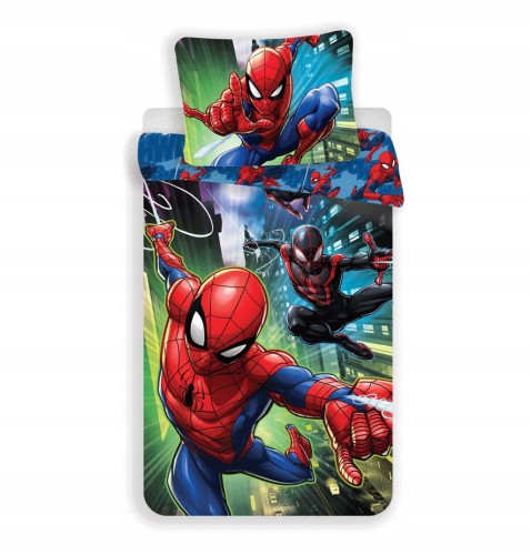 POŚCIEL bawełniana dziecięca SPIDERMAN 140x200 cm SPIDER-MAN MARVEL