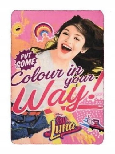 KOC kocyk POLAROWY 100x150 SOY LUNA narzuta WROTKI