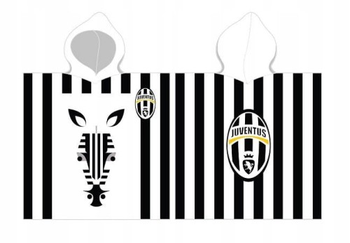 RĘCZNIK z kapturkiem PONCZO PONCHO 60x120 JUVENTUS