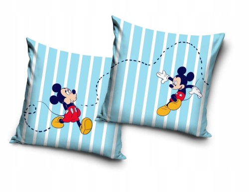 POSZEWKA pluszowa dekoracyjna na poduszkę MYSZKA MICKEY 40x40 cm WELWET