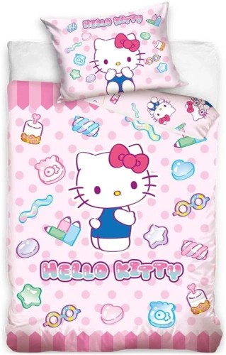 POŚCIEL dziecięca HELLO KITTY 100x135 niemowlęca bawełniana