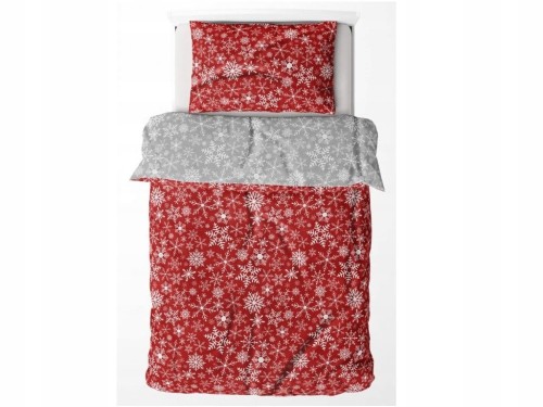 POŚCIEL CORAL ŚWIĄTECZNA 160x200 + 2x 70x80 komplet 3 częściowy