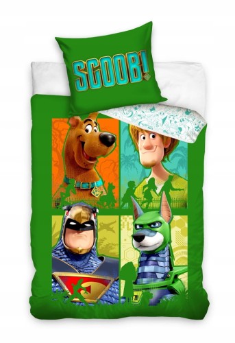 POŚCIEL bawełniana dziecięca SCOOBY DOO 140x200 cm