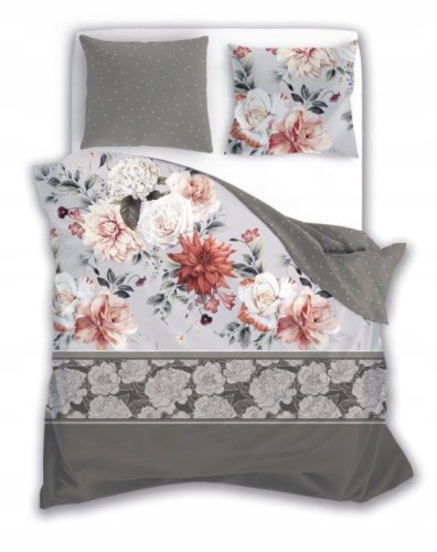 POŚCIEL bawełniana Pure Sateen 220x200 + 2x 70x80 komplet 3 częściowy