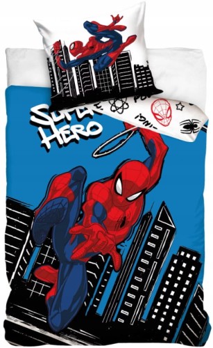 POŚCIEL bawełniana dziecięca SPIDERMAN 140x200 cm SPIDER-MAN MARVEL