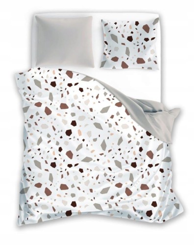 POŚCIEL bawełniana satynowa BOHO 160x200 + 2x 70x80 komplet 3 częściowy