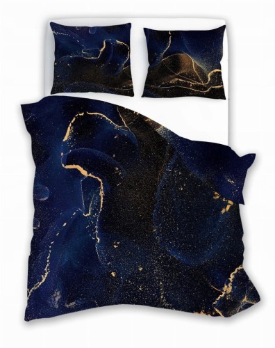 Pościel satynowa luksusowa 140x200 + 70x90 cm Nobile 100% bawełna