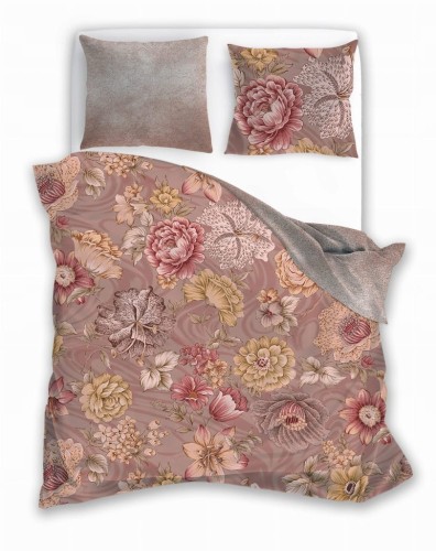 Pościel satynowa luksusowa 220x200 + 2x 70x80 cm Nobile 100% bawełna