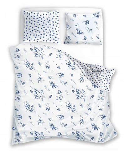 POŚCIEL bawełniana satynowa 160x200 + 2x 70x80 komplet 3 częściowy