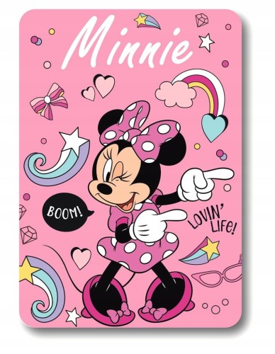 KOC polar MYSZKA MINNIE 100x140 cm DISNEY