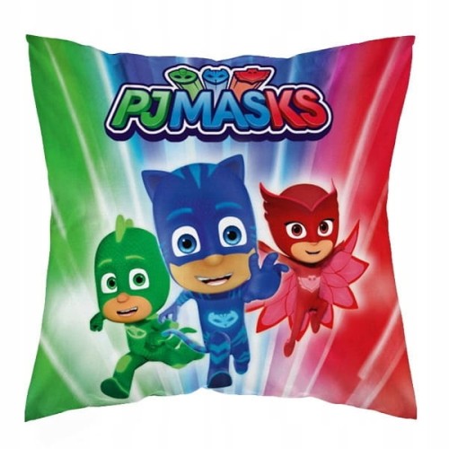 POSZEWKA dekoracyjna na poduszkę PJMASKS Pidżamersi 40x40 cm