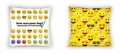 POSZEWKA bawełniana EMOTKI 40x40 cm EMOJI