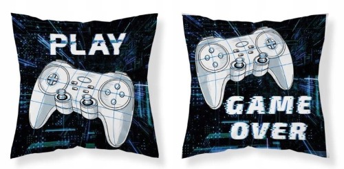 POSZEWKA na poduszkę GAME OVER 40x40 cm GRACZ PAD