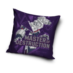 POSZEWKA pluszowa dekoracyjna na poduszkę TRANSFORMERS 40x40 cm WELWET