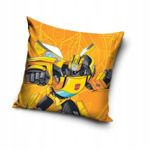 POSZEWKA pluszowa dekoracyjna na poduszkę TRANSFORMERS 40x40 cm WELWET