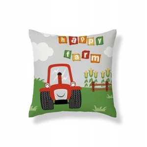 POSZEWKA bawełniana TRAKTOR 40x40 cm FARMA