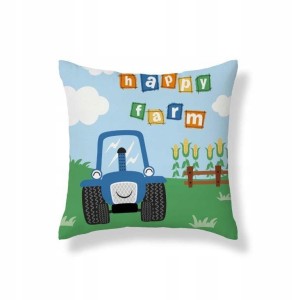 POSZEWKA bawełniana TRAKTOR 40x40 cm FARMA