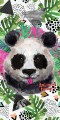 RĘCZNIK bawełniany dziecięcy PANDA 70x140 cm