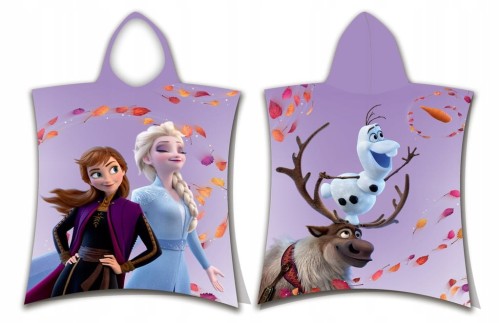RĘCZNIK PONCHO 50x115 FROZEN Kraina lodu