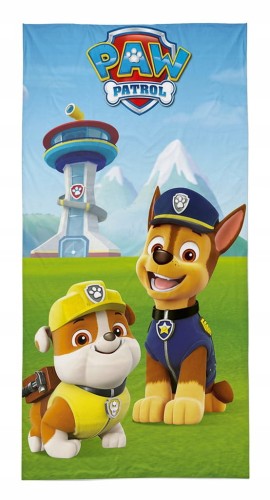 RĘCZNIK bawełniany PSI PATROL 70x140 CHASE + RUBBLE