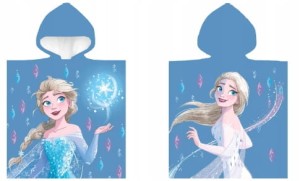 RĘCZNIK PONCHO 50x100 FROZEN Kraina lodu