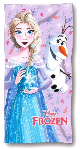 RĘCZNIK bawełniany FROZEN 70x140 cm Kraina lodu ELSA