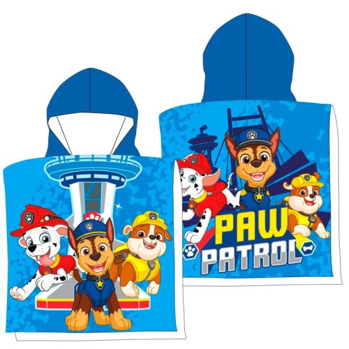 RĘCZNIK PONCHO 55x110 cm Psi Patrol PAW