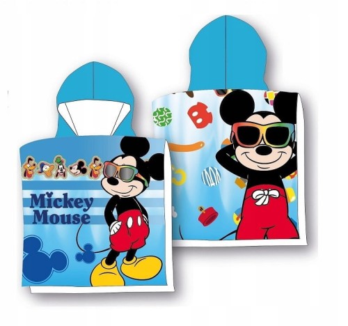 RĘCZNIK PONCHO 55x110 cm MYSZKA MICKEY