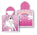 RĘCZNIK PONCHO 55x110 cm JEDNOROŻEC unicorn KOŃ