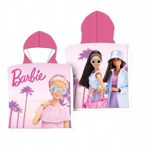 RĘCZNIK PONCHO 55x110 cm BARBIE