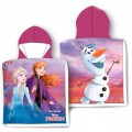 RĘCZNIK PONCHO 55x110 cm FROZEN Kraina lodu
