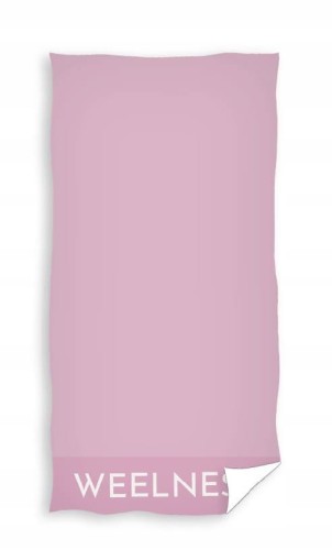 Ręcznik bawełniany różowy wellness 90x180 cm 450GSM