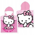 RĘCZNIK PONCHO 50x100 HELLO KITTY