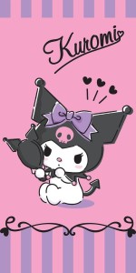 RĘCZNIK bawełniany KUROMI HELLO KITTY 70x140 cm